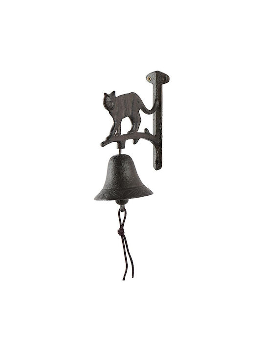 Country Casa Metal Black Wall Hanger 17.5x21x10cm
