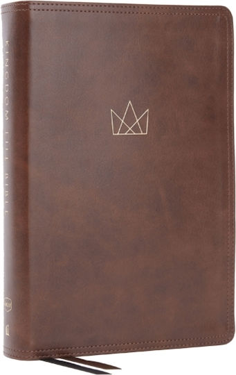Kingdom Life Bible: Joining God's Mission To Save The World (nkjv, Brown Leathersoft, Red Letter, Comfort Print) - Thomas Nelson Publishers - Leather / Fine Binding