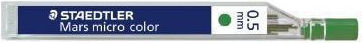 Μυτες Μηχ Μολυβι Πρασινες 0.5mm Mars Staedtler 254 05-5 Συσ-12τεμ