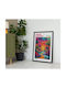 Poster Yayoi Kusama River Sunset Art334 60cm X 90cm Black Wooden Frame