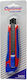 Cuttere Optima Cutter Optima Basic 18mm Sk7 Blade Metal Rail Abs Rubber Grip