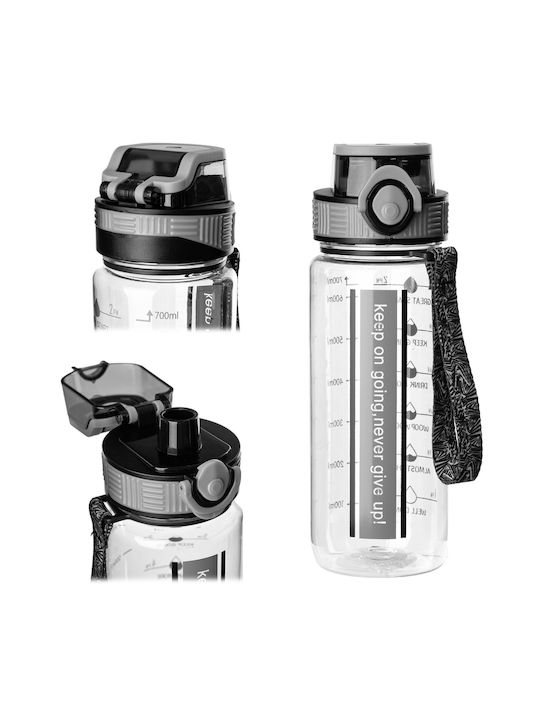 Kadax Αθλητικό Παγούρι Πλαστικό 750ml Μαύρο