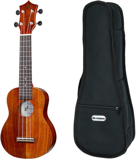 Harley Benton Hawaii Koa Сопрано Юкалили С Калъф