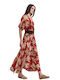 Maxi Hemdkleid Rot