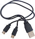 Reguläres USB 2.0 zu Micro-USB-Kabel Schwarz 0,3m 171.220.047 1 Stück