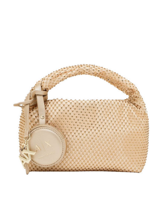 Fabric Women's Crossbody Bag Gold
