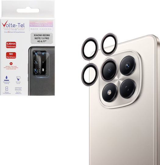 Volte-Tel Camera Protection Tempered Glass Silver for Xiaomi Redmi Note 15 Pro 4g
