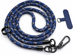 Λουράκι Χιαστί Κινητά Τηλέφωνα 10mm Κορδόνι Spacer Lanyard Πολλαπλών Χρήσεων Μπλέ Μοτίβο Λουράκι Χιαστί Κινητά Τηλέφωνα 10mm Κορδόνι Spacer Lanyard Πολλαπλών Χρήσεων Μπλέ Μοτίβο