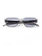 Men's Sunglasses with Gray Horn-Rimmed Frame and Gray Gradient Lens
