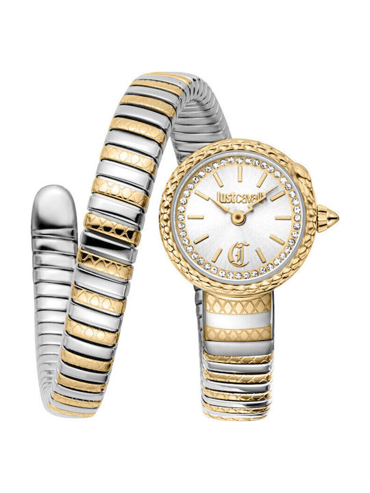 Just Cavalli Signature Snake Womens Watch Batte...