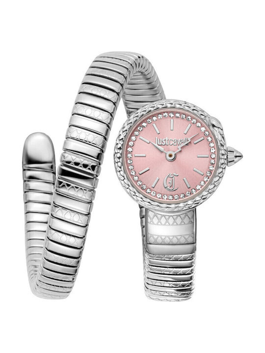 Just Cavalli Signature Snake Womens Watch Batte...