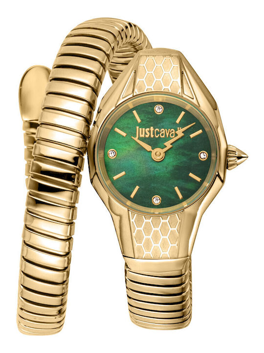 Just Cavalli Signature Snake Дамски Часовник Кв...