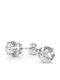 Atofio Kosmima Earrings in 14K White Gold with Stones