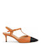 Pointed Toe Heels with High Heel Orange SB-C-813-26HH-PORTO