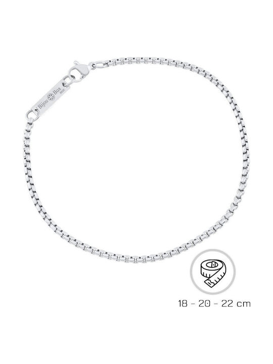 Bijou Box Männer Handkette aus Stahl