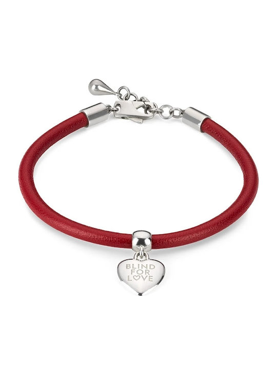 Gucci Gucci Glücksbringer Armband aus Leder 19cm