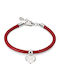 Gucci Gucci Glücksbringer Armband aus Leder 19cm