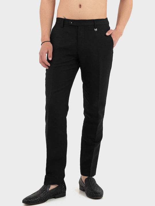 Trousers In Regular Fit Black