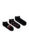 Hugo Logo Ανδρικές Κάλτσες Μαυρο 3Pack