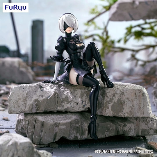 Nier Automata Ver1.1a Opritor De Noodles Yorha Nr 2 Tip B Figurină Statuie 13cm