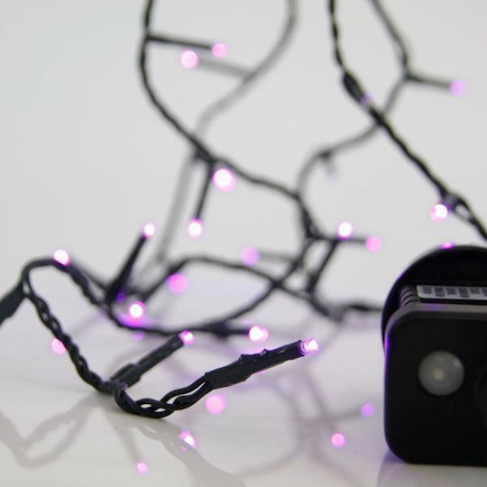 100 LED Лампички 5 м Лилави на Лента 3 бр.
