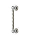 Viometale Furniture Handle Made of Nickel Metal Ø50mm (Hole Centers 220mm) 04.1030