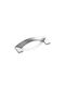 Viobrass 2931 Furniture Knob Flush Handle Made of Metallic Inox Matt 140mm