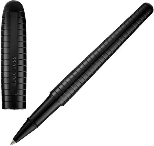 Hugo Boss Contour Soft Bauhaus Black Rollerball Pen Hsm6435a