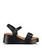 Zak Women's Platforms Combination of Materials Black Shade
