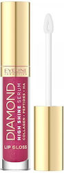 Eveline Diamond Гланц за Устни 23 Червена Боровинка 5ml