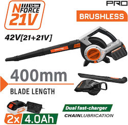 Nakayama EC1715X44 Handgeführter Laubbläser / Sauger 42V mit 2 Batterien 4Ah und Lautstärkeregelung mit maximaler Luftgeschwindigkeit 288km/h Nakayama EC1715X44 Handgeführter Laubbläser / Sauger 42V mit 2 Batterien 4Ah und Lautstärkeregelung mit maximaler Luftgeschwindigkeit 288km/h