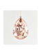 409731 Tear Ornament Rose Gold 16x10x23cm Set 6 Pieces