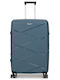 Großer Blauer Polypropylen Koffer 4 Räder Sicherheitsschloss 29nav883 29883-03