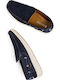 Suede Ανδρικά Loafers σε Μπλε Χρώμα