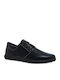 Leather Men's Moccasins In Black Colour
