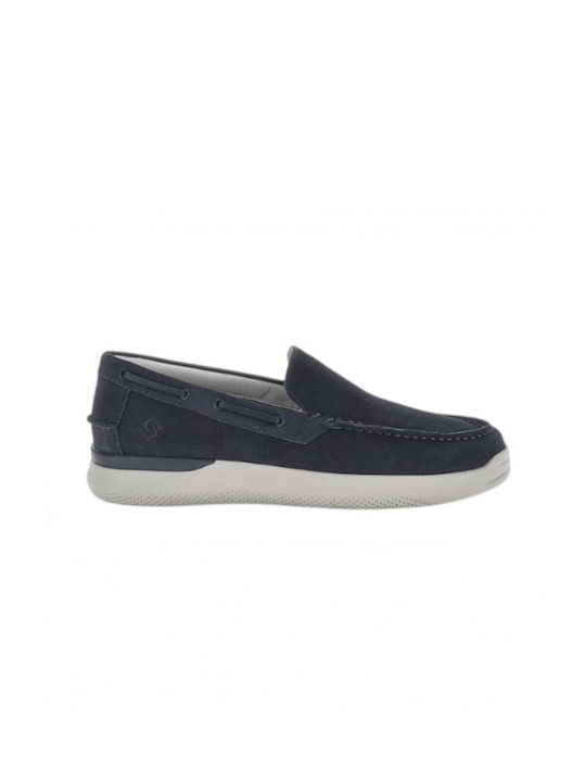 Stonefly Suede Ανδρικά Μοκασίνια σε Μπλε Χρώμα