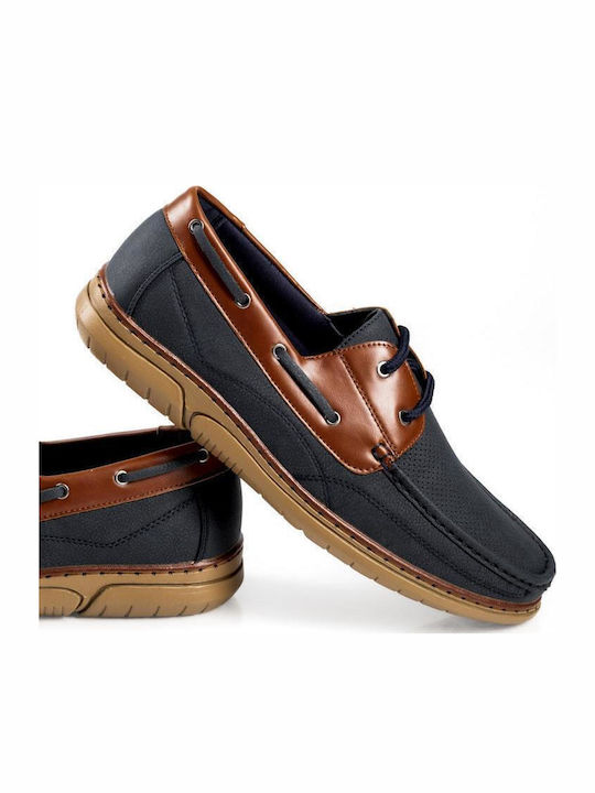 B-Soft Men's Loafers in Blue Color
