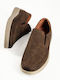 Men's Moccasins In Brown Colour