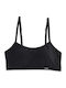 Women's Sports Bra Black with Removable Padding