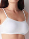 Women's Sports Bra White with Removable Padding