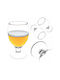 Kadax Set of Glasses for Water Beer and Cocktail Colonna Glass 370ml 2 Pieces