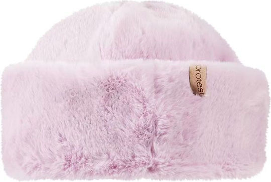Beanie Damen Strickmütze in Lila Farbe