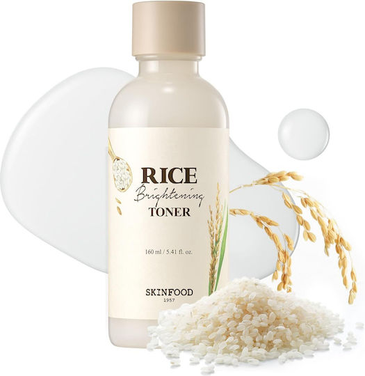 Skinfood Gesichtswasser Pads mit Reis & PHA 160ml