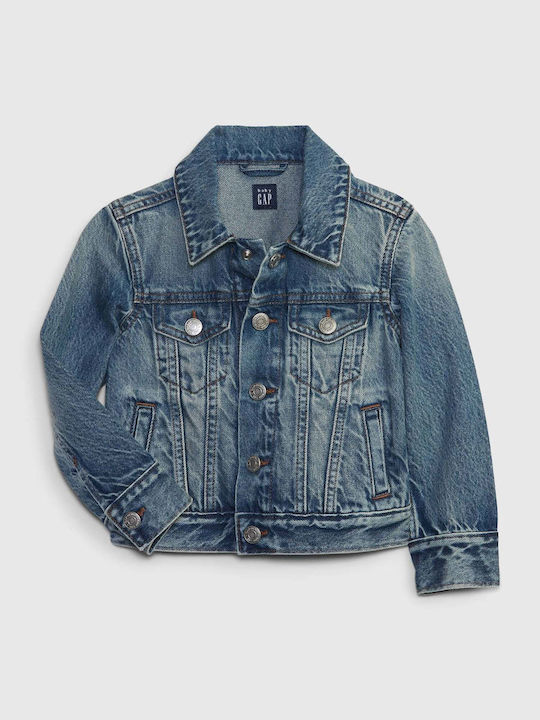 Детско Дълго Дънково Яке Medium Wash Blue Icon