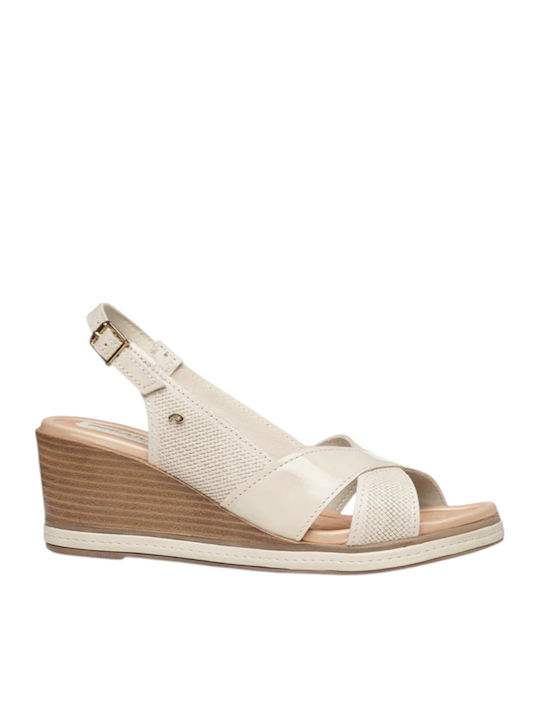 Anatomische Damenplattformen Beige