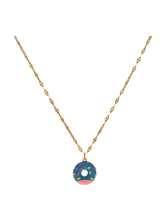 Callajewels Kids Necklace Family Made of Steel with Chain