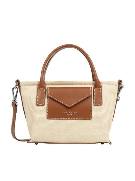 Lancaster Paris Canvas Mini Tote Bag Lancaster Paris Canvas Mini Tote Bag
