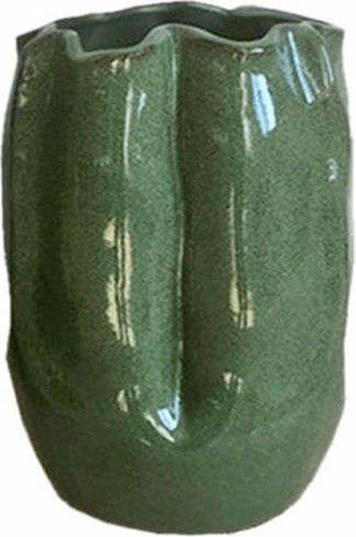Art et Lumiere Decorative Vase Ceramic Green 18x18xH28cm
