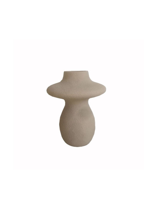 Art et Lumiere Decorative Vase Ceramic Beige