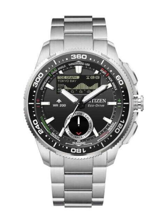 蓮 Citizen Marine Eco-drive Ceas Barbatesc cu Baterie cu Brățară